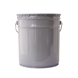 5 gallon steel pail with lid
